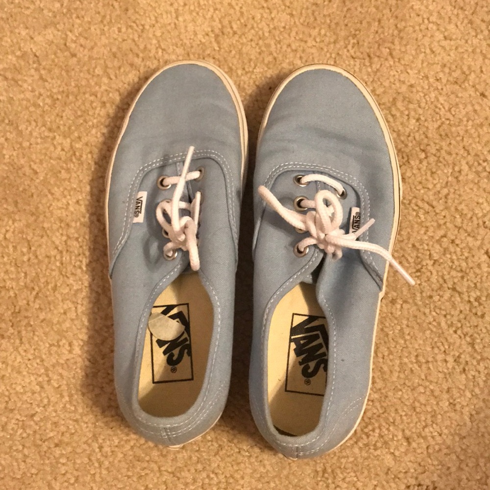 Baby blue vans